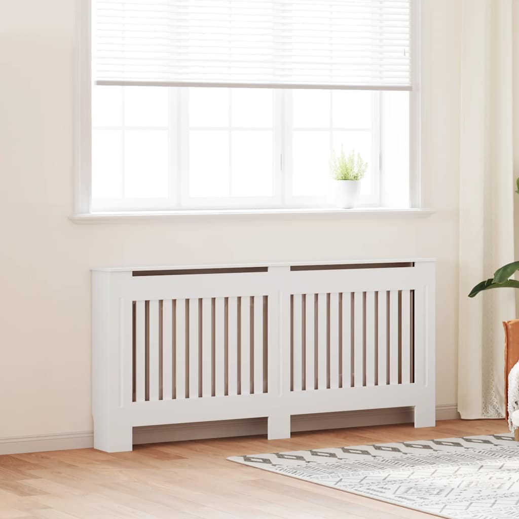 Vidaxl Radiatorom Construction White MDF 172 cm