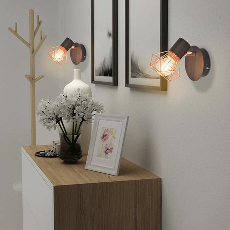 Vidaxl væglamper 2 st med LED 8 W