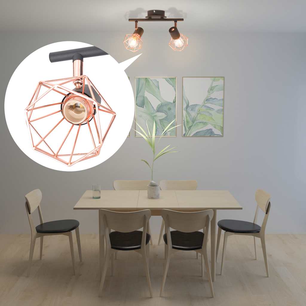 Vidaxl loftlampe med 2 lysdioder 8 W