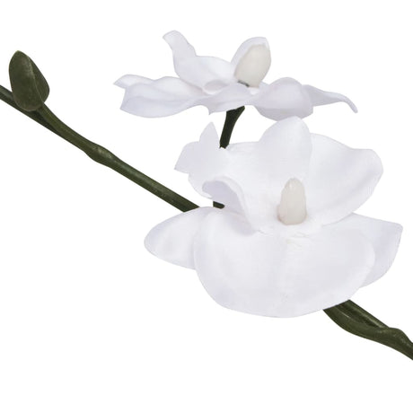 Vidaxl Artificial Plant Orchid med pot 30 cm hvid