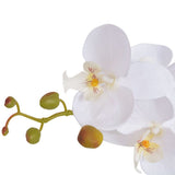 Vidaxl Artificial Plant Orchid med pot 65 cm hvid