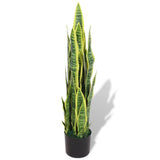 Vidaxl Art Sanseveria Plant med gryde 90 cm grøn
