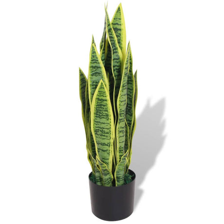Vidaxl Art Sanseveria Plant med pot 65 cm grøn