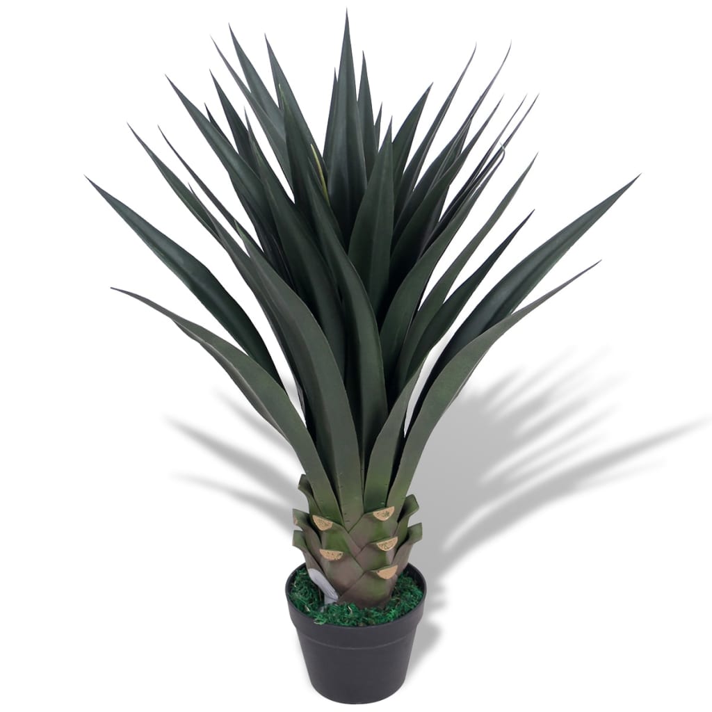 Vidaxl Art Yucca Plant med gryde 85 cm grøn