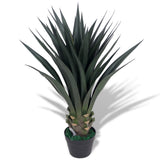 Vidaxl Art Yucca Plant med gryde 85 cm grøn