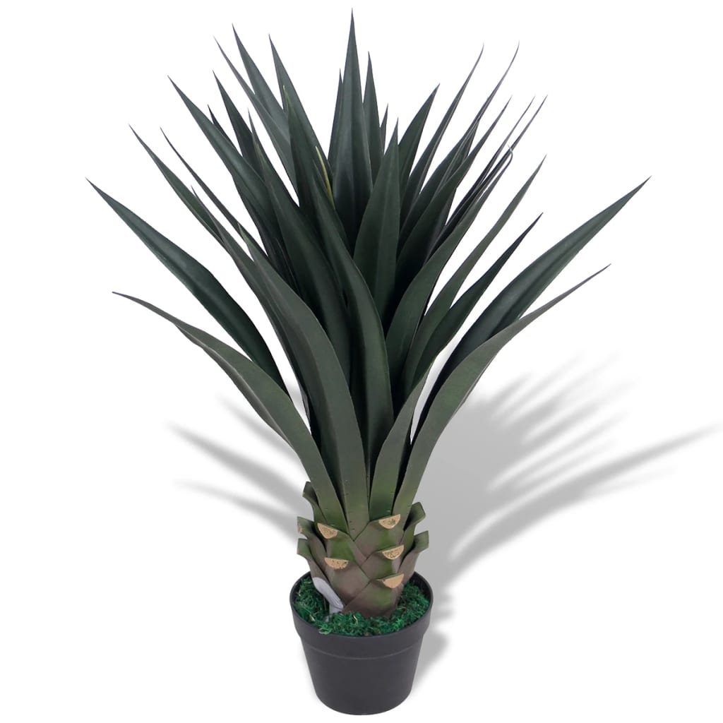 Vidaxl Art Yucca Plant med gryde 85 cm grøn