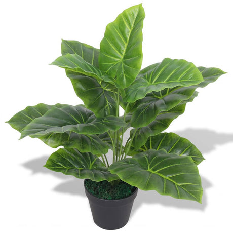 Vidaxl Art Taro -planter med gryde 45 cm grøn