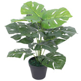 Vidaxl kunstig plante med pot Monstera 45 cm grøn
