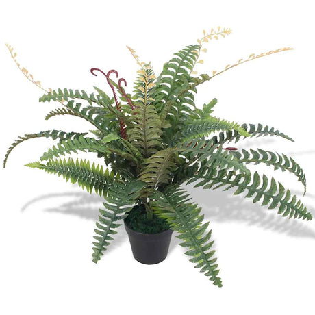 Vidaxl Art Sailing Plant med pot 60 cm grøn