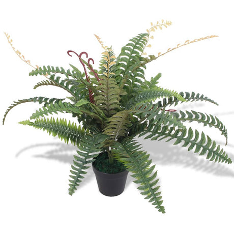 Vidaxl Art Sailing Plant med pot 60 cm grøn