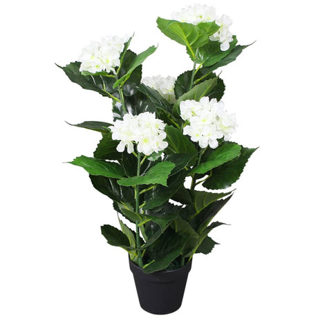 Vidaxl Art Hortensia Plant med pot 60 cm hvid