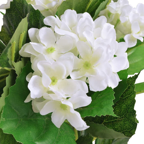 Vidaxl Art Hortensia Plant med pot 60 cm hvid