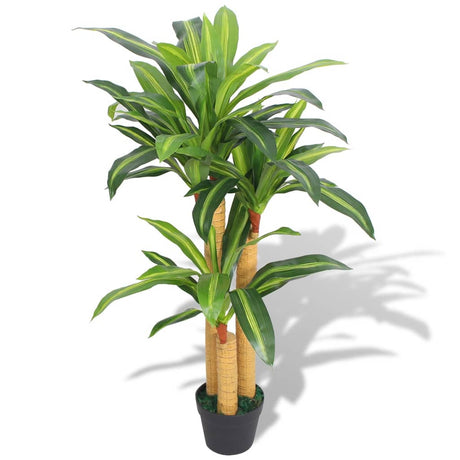 Vidaxl Art Dracena Plant med pot 100 cm grøn