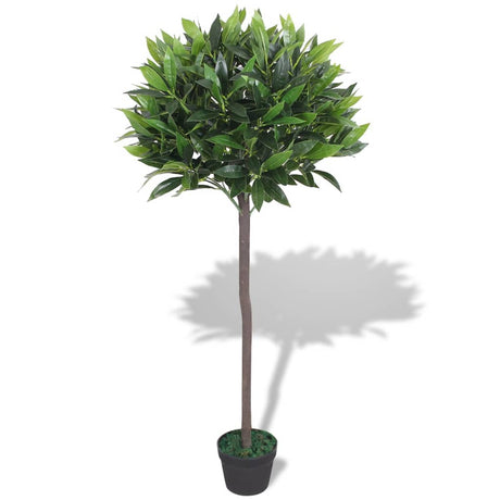 Vidaxl Art Laurier Tree Plants med gryde 125 cm grøn