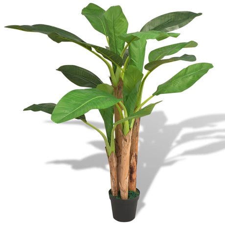 Vidaxl Art Banana Tree Plants med gryde 175 cm grøn