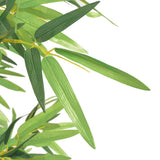 Vidaxl kunstig plante med potbambus 120 cm grøn