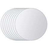 Vidaxl 8 St Mirror Fliser rundt glas