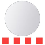 Vidaxl 8 St Mirror Fliser rundt glas