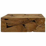 Vidaxl salontafel 90x50x30 cm echt teakhout bruin