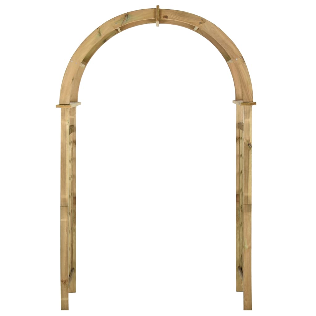 Vidaxl Garden Arch imprægneret fyrretræ grøn