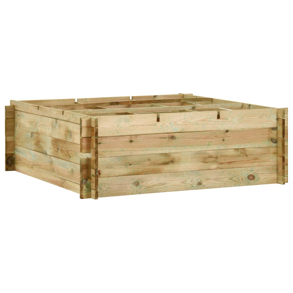 Vidaxl Planning Box 120x120x40 cm imprægneret fyrretræ