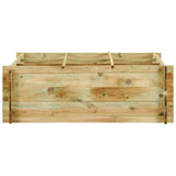 Vidaxl Planning Box 120x120x40 cm imprægneret fyrretræ