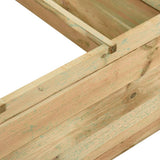 Vidaxl Planning Box 120x120x40 cm imprægneret fyrretræ