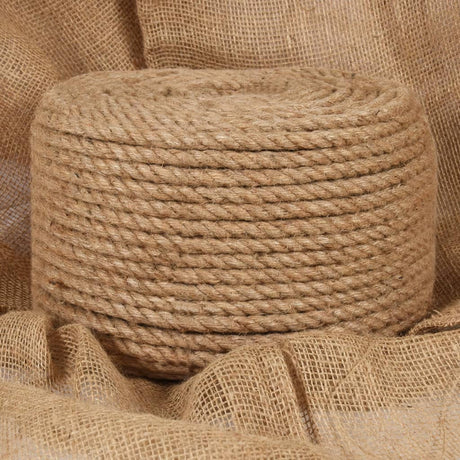 Vidaxl reb 100% jute 14 mm 100 m
