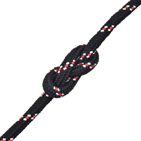 Vidaxl Boot Rope 6 mm 100 m polypropylen sort