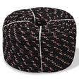Vidaxl Boot Rope 8 mm 100 m polypropylen sort