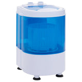 Vidaxl mini vaskemaskine med en enkelt tromme 2,6 kg