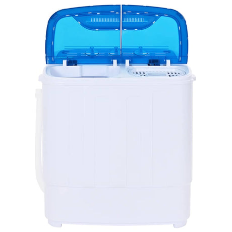 Vidaxl mini vaskemaskine med dobbelt tromme 5,6 kg