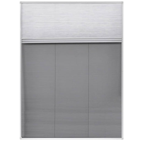 Vidaxl Raamhor plissé med underslag 60x80 cm aluminium