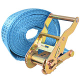 Vidaxl spænderemme 2 tons 6mx38mm blå 4 stk