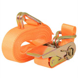VidaXL spændingsremme 0,4 tons 6mx25mm orange 4 stk
