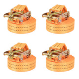 Vidaxl spænderemme 1 ton 6mx38mm orange 4 stk