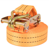 Vidaxl spænderemme 1 ton 6mx38mm orange 4 stk