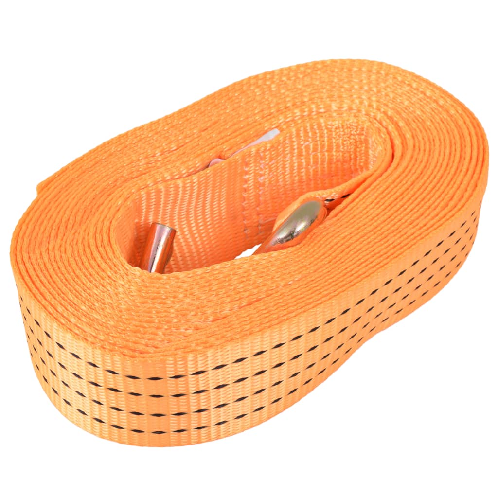 Vidaxl spænderemme 2 tons 8mx50mm orange 10 stk