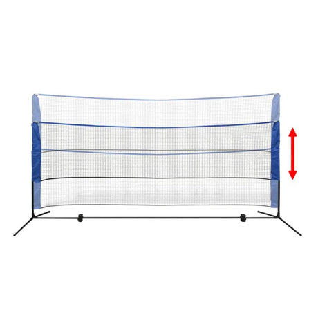 Vidaxl Badminton Net med pendulkørsler 300x155 cm