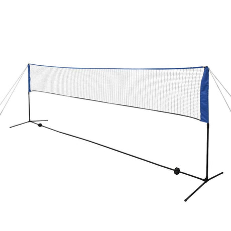Vidaxl Badminton net med skodder 500x155 cm