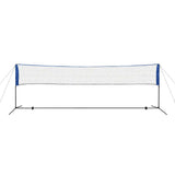 Vidaxl Badminton net med skodder 500x155 cm