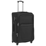 Vidaxl Trolleyset sort 3-delt