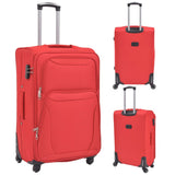 Vidaxl Trolleyset Red 3-Piece