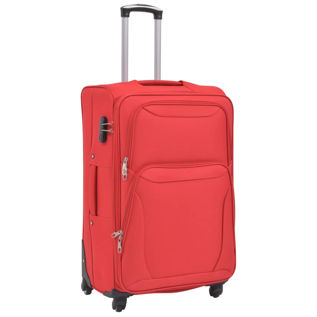 Vidaxl Trolleyset Red 3-Piece