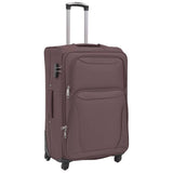 Vidaxl Trolleyset Coffee Brown 3-delt