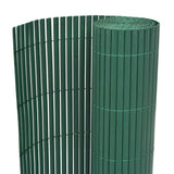 Vidaxl Garden Fencing Double -Sided 90x300 cm PVC Green