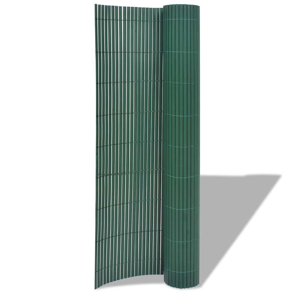 Vidaxl Garden Fencing Double -Sided 90x300 cm PVC Green