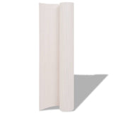 Vidaxl Garden Fencing Double -Sided 90x500 cm hvid