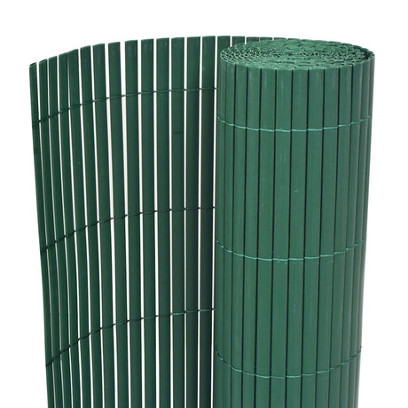 Vidaxl Garden Fencing Double -Sided 90x500 cm PVC Green