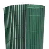 Vidaxl Garden Fencing Double -Sided 90x500 cm PVC Green